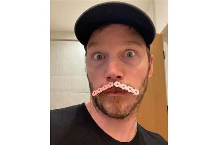 
Chris Pratt Is the Ultimate Girl Dad as He Wears His Daughters’ Hair Clips on His Mustache: Photo 