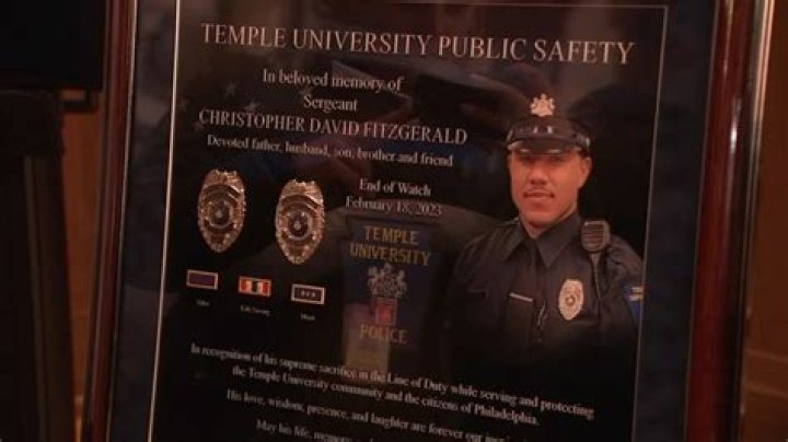 
Christopher Fitzgerald GoFundMe raises over $170,000 as Temple University cop is shot to death in Philadelphia 