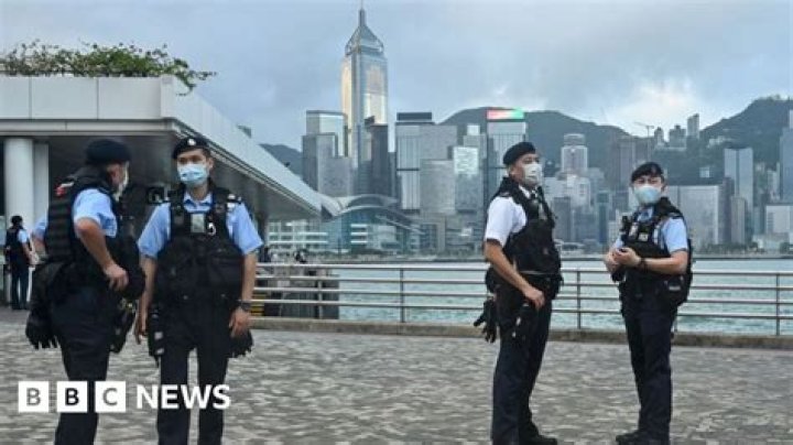 
Five teenagers detained in Hong Kong under security law 