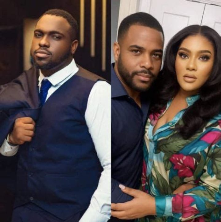 
Reactions As Nkechi Blessing Meets Her Ex-Boyfriend’s Brother-In-Law 