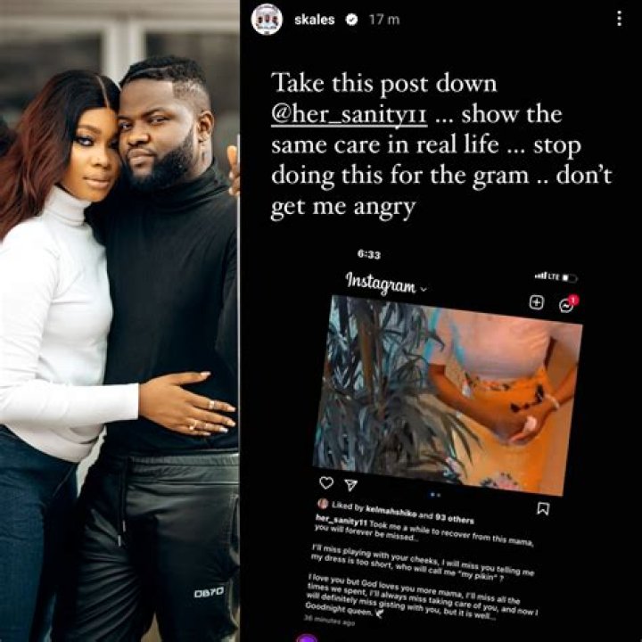 
Skales’ wife recounted her sweet moment 